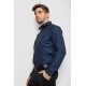 Сорочка чоловіча з довгим рукавом, колір темно-синій, 214R837