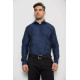 Сорочка чоловіча з довгим рукавом, колір темно-синій, 214R837