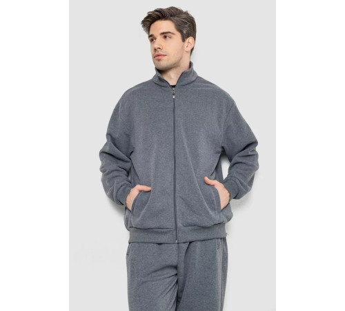 Спортивний костюм чоловічий на флісі, колір сірий, 244R981-LH