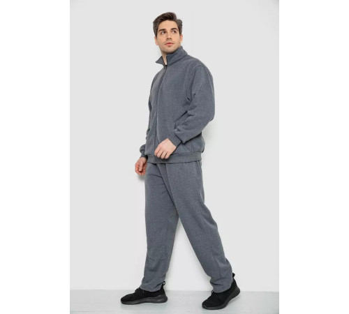 Спортивний костюм чоловічий на флісі, колір сірий, 244R981-LH