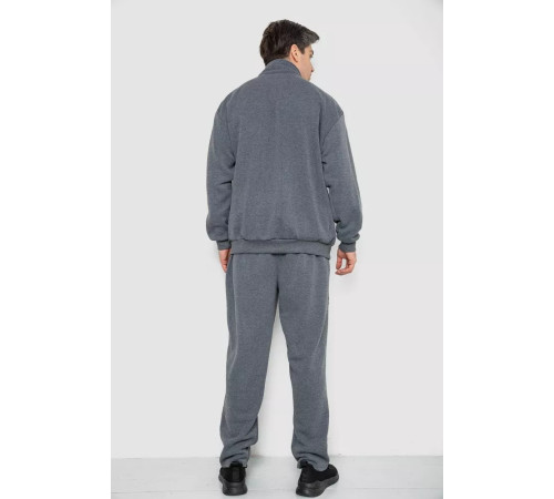 Спортивний костюм чоловічий на флісі, колір сірий, 244R981-LH