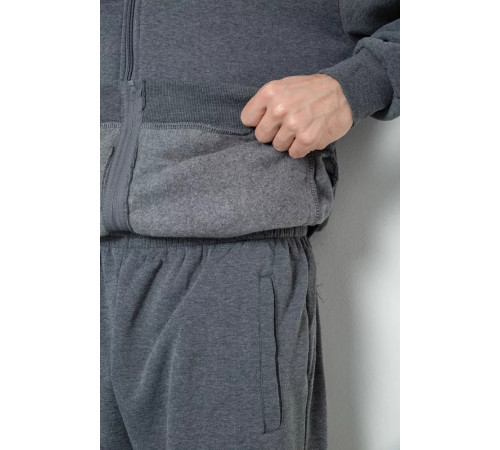 Спортивний костюм чоловічий на флісі, колір сірий, 244R981-LH