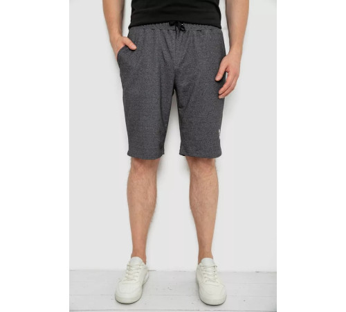 Шорти чоловічі, колір грифельний, 241R16222-2