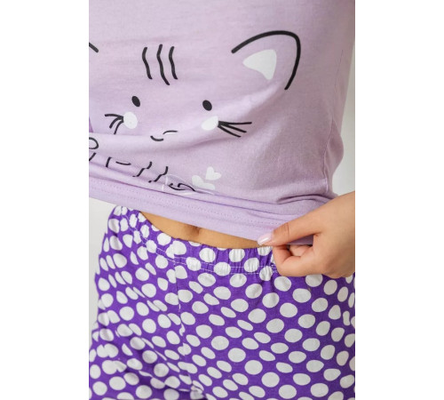 Пижама женская, цвет сиреневый, 243R50703