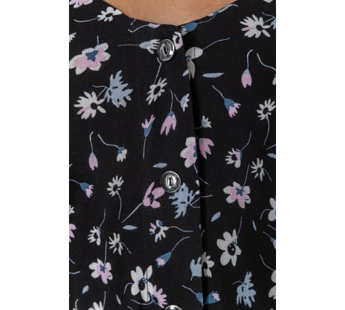 Сарафан с цветочным принтом, цвет черный, 102R333-2.