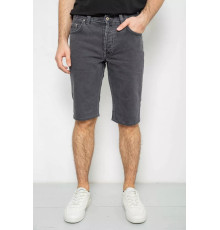 Шорти чоловічі джинсові, колір темно-сірий, 238R2024