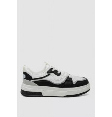 Кросівки чоловічі демісезонні, колір біло-чорний, 243RHK36