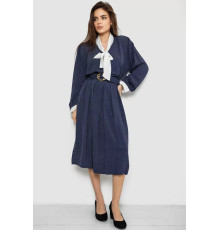 Костюм женский классический в горох, цвет синий, 167R3002