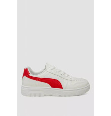 Кеди жіночі, колір біло-червоний, 248RR151