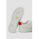 Кеды женские, цвет бело-красный, 248RR151