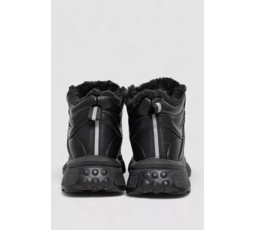 Кроссовки женские на меху, цвет черный, 243R116-5