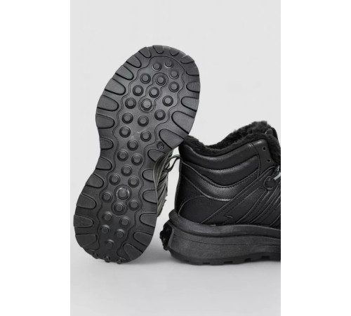 Кроссовки женские на меху, цвет черный, 243R116-5