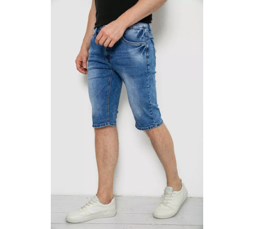 Шорты мужские джинсовые, цвет синий, 244RLS22-0212X