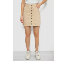 Спідниця жіноча джинсова, колір світло-бежевий, 182R1647