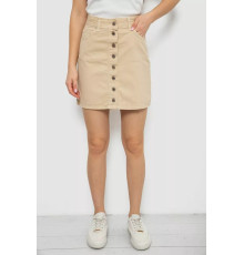 Спідниця жіноча джинсова, колір світло-бежевий, 182R1647