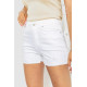Джинсові шорти жіночі, колір білий, 164R1159