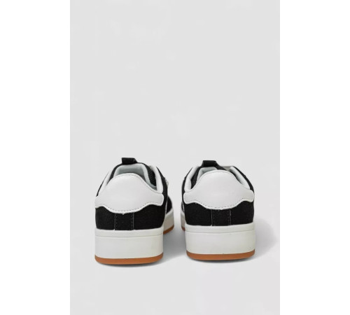 Кросівки жіночі замша, колір чорно-білий, 248RJH800-2