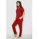 Жіноча піжама в клітину, колір червоний, 219RP-320