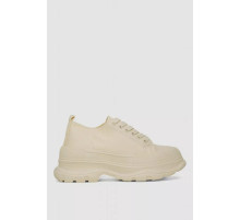 Кроссовки женские, цвет светло-бежевый, 248RCX416