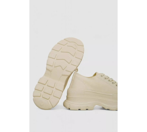 Кроссовки женские, цвет светло-бежевый, 248RCX416