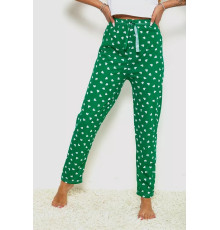 Брюки женские домашние, цвет зеленый, 238R57854-1