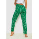 Брюки женские домашние, цвет зеленый, 238R57854-1