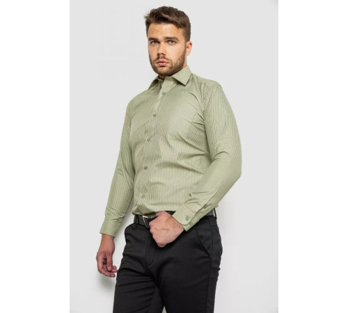 Сорочка чоловіча, колір оливковий, 244R881-1