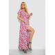 Сарафан з квітковим принтом, колір рожево-червоний, 241R181