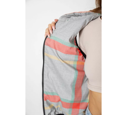 Жилетка женская дутая, цвет пудровый, 102R380-1.