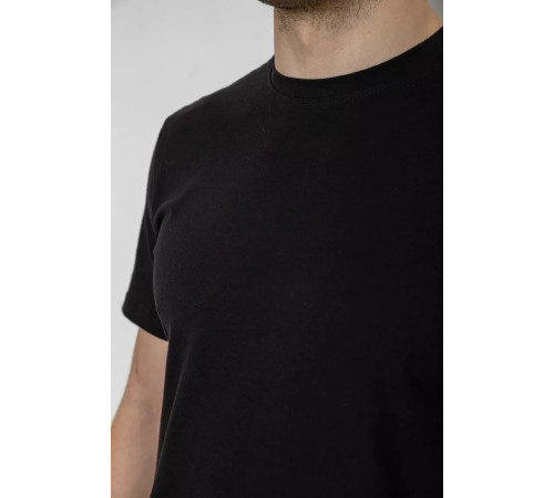 Футболка чоловіча з принтом, колір чорний, 241R1907