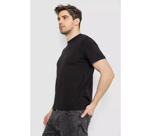 Футболка чоловіча з принтом, колір чорний, 241R1907