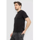 Футболка чоловіча з принтом, колір чорний, 241R1907