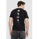 Футболка чоловіча з принтом, колір чорний, 241R1907