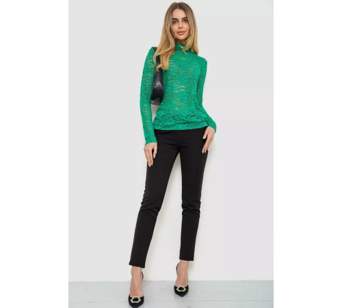 Гольф женский нарядный, цвет зеленый, 186R306