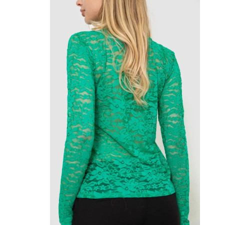 Гольф женский нарядный, цвет зеленый, 186R306