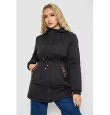 Куртка жіноча демісезонна, колір чорний, 243R19050