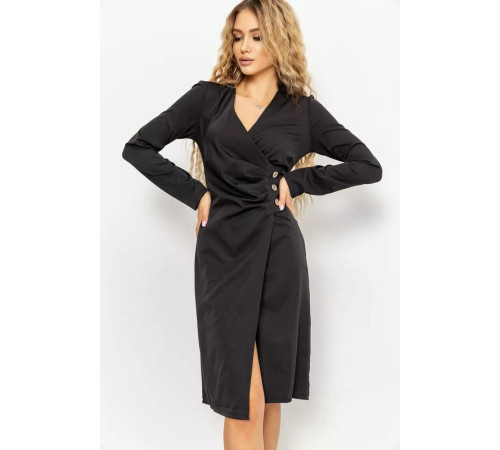 Сукня, колір чорний, 176R1050