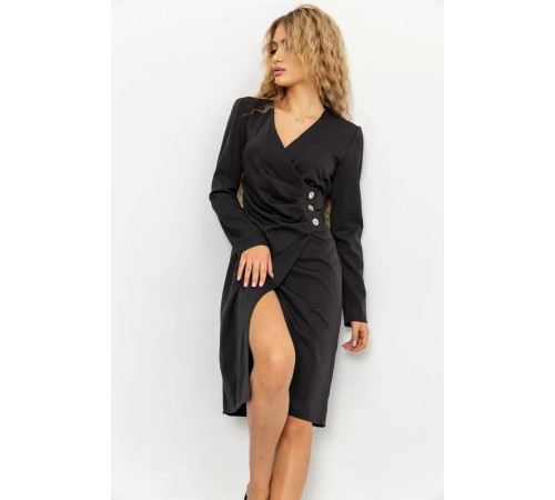 Сукня, колір чорний, 176R1050