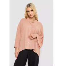 Сорочка жіноча вільного крою, колір пудровий, 102R5228