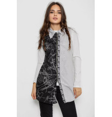 Сукня на блискавці в комплекті з лонгслівом, колір сіро-чорний, 247R18790