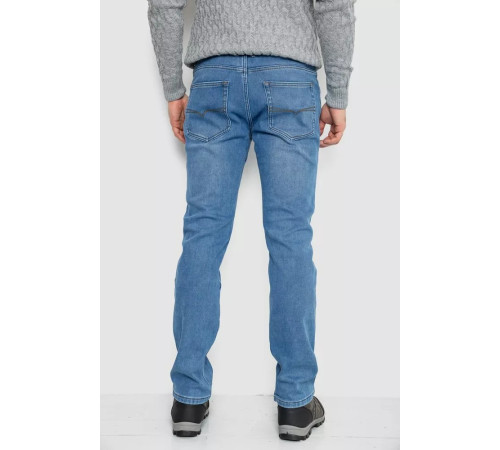 Джинси чоловічі на флісі, колір джинс, 254R2403