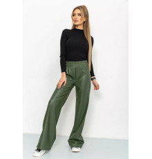 Лосины женские на флисе, цвет хаки, 164R82