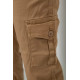 Джинсы женские карго, цвет коричневый, 182R5654