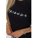 Женская футболка с принтом, цвет черный, 238R57396