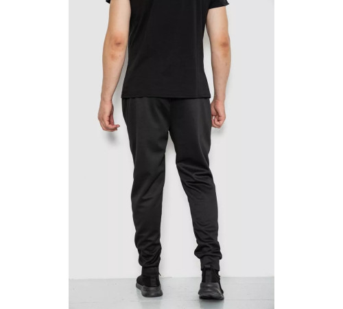 Спорт брюки мужские, цвет черный, 244R41622