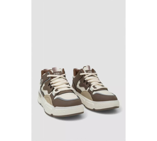 Кросівки чоловічі демісезонні, колір біло-коричневий, 243RHK09