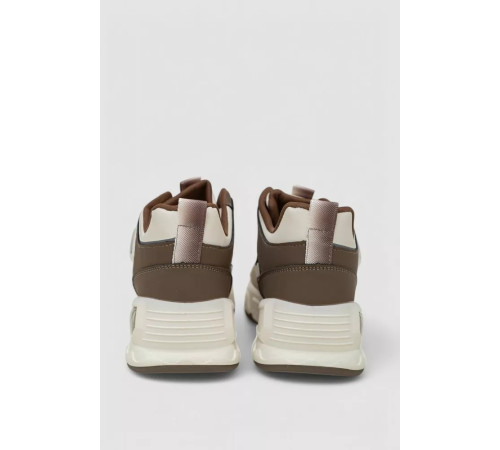 Кросівки чоловічі демісезонні, колір біло-коричневий, 243RHK09