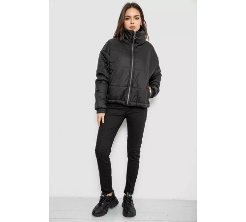 Куртка женская демисезонная, цвет черный, 102R5273