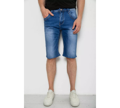 Шорты мужские джинсовые, цвет синий, 244RK7137