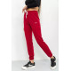 Спорт штани жіночі двонитка, колір бордовий, 129R1466